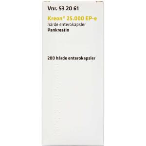 Køb KREON ENTKAP LIPA. 25.000EP-E online hos apotekeren.dk