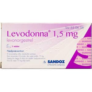 Køb LEVODONNA TABL 1,5 MG online hos apotekeren.dk