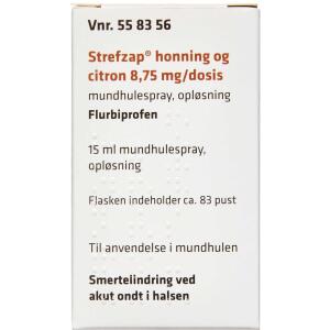 Køb STREFZAP MUNDSPR 8,75MG/3PUST online hos apotekeren.dk