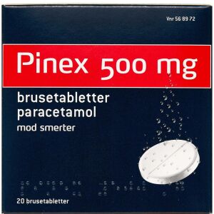 Køb PINEX BRUSETABL 500 MG online hos apotekeren.dk
