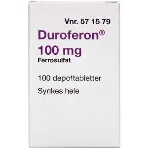 Køb DUROFERON DPTB 100 MG (2CARE4 online hos apotekeren.dk