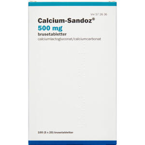 Køb CALCIUM SANDOZ BRTB500MG(PA online hos apotekeren.dk