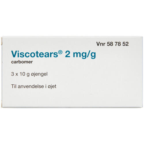 Køb VISCOTEARS ØJENGEL 2MG/G online hos apotekeren.dk