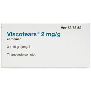 Køb VISCOTEARS ØJENGEL 2MG/G online hos apotekeren.dk