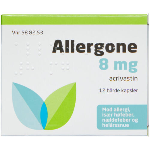 Køb ALLERGONE KAPS 8 MG online hos apotekeren.dk