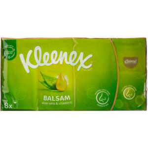 Køb Kleenex Balsam Lommepakning regulær 8 x 9 stk. online hos apotekeren.dk