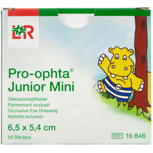 Køb Pro-optha Junior Mini Skeleplaster 6,5 x 5,4 cm 50 stk. online hos apotekeren.dk