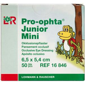 Køb Pro-optha Junior Mini Skeleplaster 6,5 x 5,4 cm 50 stk. online hos apotekeren.dk