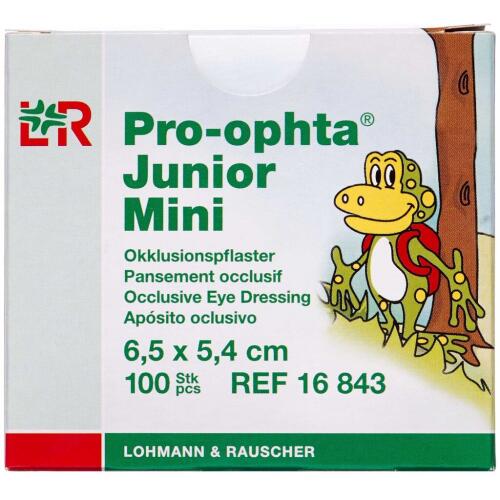 Køb Pro-ophta Junior Mini 6,5 x 5,4 cm 100 stk. online hos apotekeren.dk