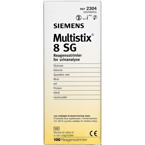 Køb Multistix-8 SG 100 stk. online hos apotekeren.dk