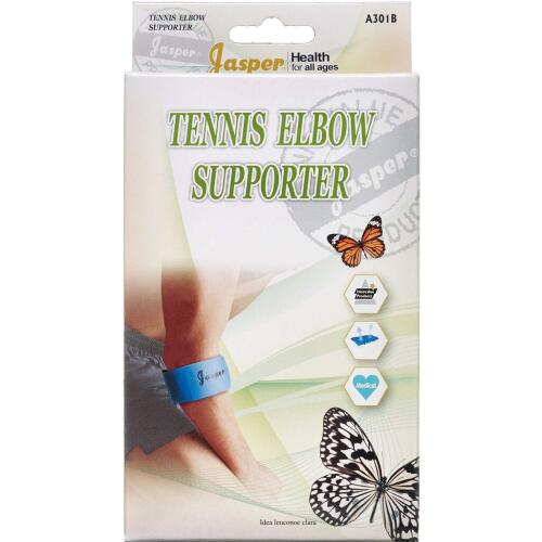 Køb Jasper Tennisalbuebandage hvid one-size 1 stk. online hos apotekeren.dk