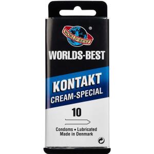 Køb Worlds-Best Kontakt Creme-Special kondom 10 stk. online hos apotekeren.dk