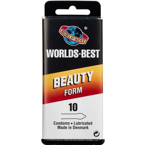 Køb Worlds-Best Beauty Form kondom 10 stk. online hos apotekeren.dk