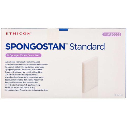 Køb Spongostan Stand 70 x 50 x 10 mm 20 stk. online hos apotekeren.dk