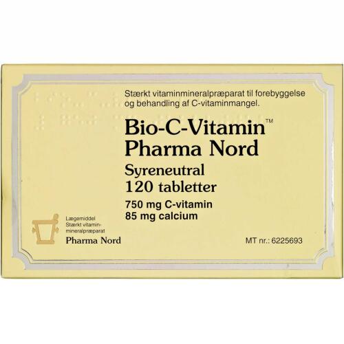 Køb Bio-C-Vitamin syreneutral tabletter 120 stk. online hos apotekeren.dk