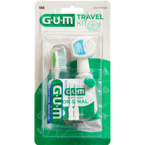 Køb GUM® TRAVEL Rejsekit 1 stk. online hos apotekeren.dk