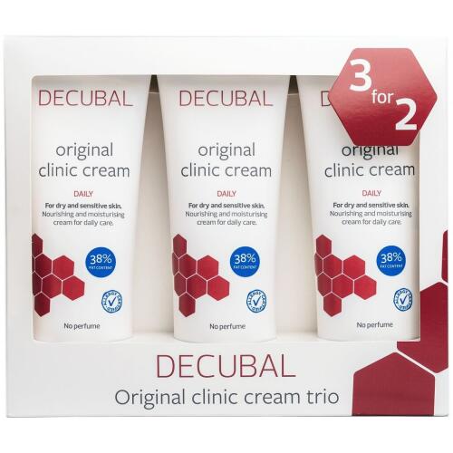 Køb Decubal Clinic Creme Sampak 3 stk. á 250 g online hos apotekeren.dk