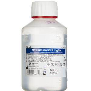 Køb NaCl Skyllevæske 9mg/ml 12x250 ml online hos apotekeren.dk
