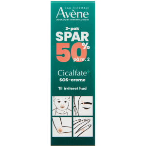 Køb Avène Cicalfate+ Creme Duo 2 x 40 ml online hos apotekeren.dk