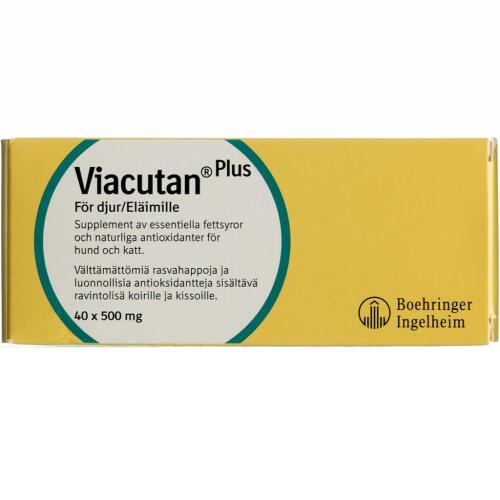 Køb Viacutan Plus kapsler 550 mg 40 stk. online hos apotekeren.dk